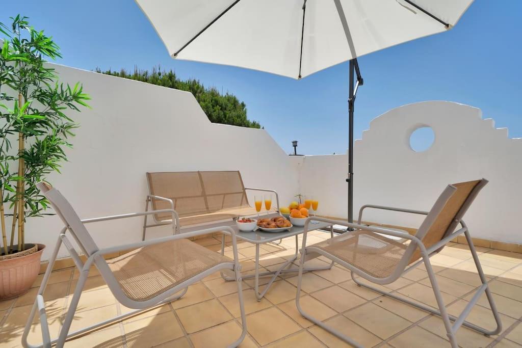 Appartement Adosado Con Solarium, Bbq Y Piscina En Las Chapas - Jade 213